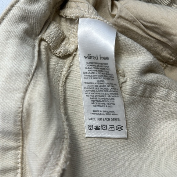 Light birch Wilfred / Aritzia Melina Pants - Sz 10 - Picture 6 of 7